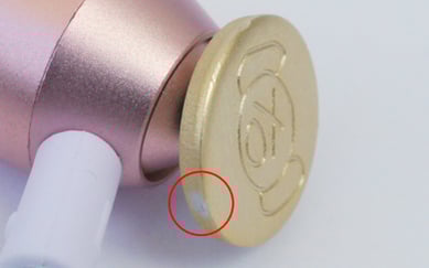 アルマイト処理の加工跡