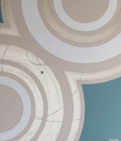 DRAGON SCALES 2   455mm*530mm   F10   2024  acrylic on canvas, wood