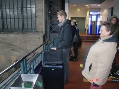 Sebastian auf dem Weg nach Bayreuth