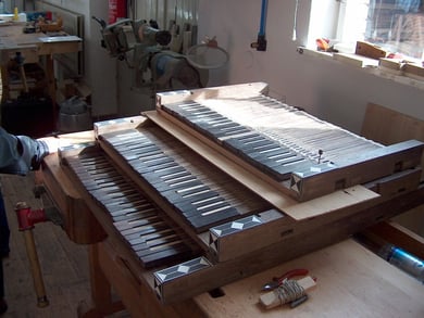 Der Spieltisch vorher....