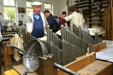 Restaurierte Pfeifen