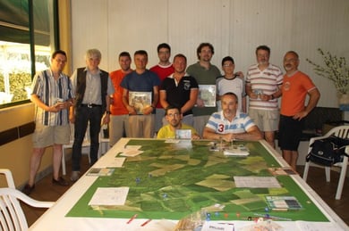 I partecipanti al torneo con i premi ad estrazione