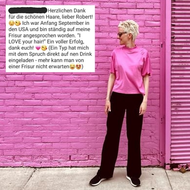 Perfektes Blond bei BUDZ Friseure in München Schwabing