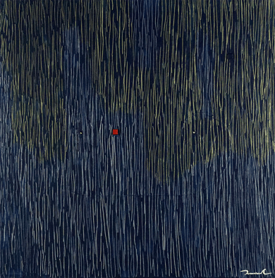 WARP SPEED 7   S8   455mm*455mm   2020 acrylic on canvas, wood