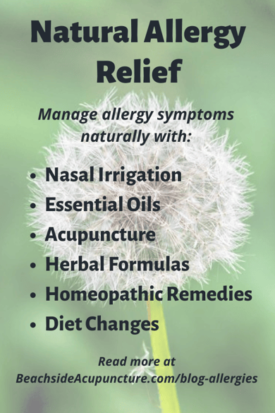 Natural Allergy Relief on the Beachside Blog