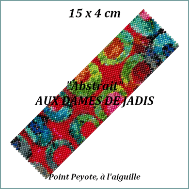 art abstrait-bracelet-manchette-pattern-tutoriel-loom-peyote-seedbeads-miyuki-delica-auxdamesdejadis