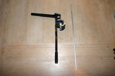 Überrollbügel werde ich aus Alurohr biegen, mit der Biegevorrichtung für Bremsleitungen