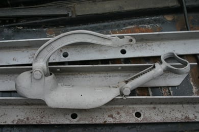 Fahrgestell sandgestrahlt