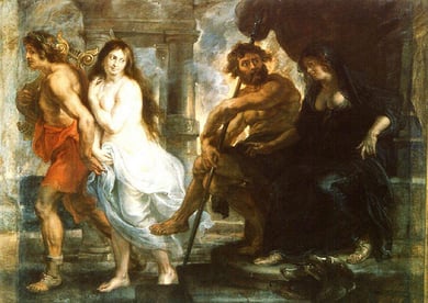 Orfeo y Eurídice (1636-1637), Museo del Prado. Peter Paul Rubens (1577-1640)