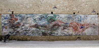 Notre Infini, acrylique sur toile, 9.6 m x 2.15 m, 2015