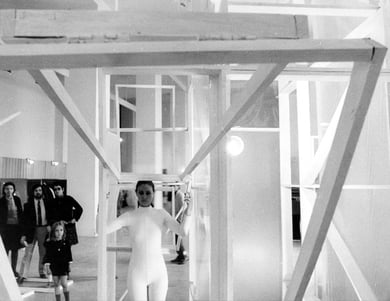 « Cronus V » 6ème Biennale de Paris, 1969 - photo: Bernard Collet.