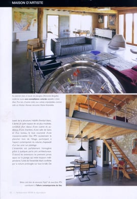 « Atelier-Résidence Lalandusse » Architecture BOIS & dépendance, décembre 2008 - texte Mireille Mazurier - photo Serge Dubrocas