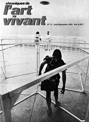 « Cubes in Venice » 35e Biennale di Venezia, 1970 - photo: A. Morain.