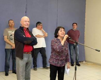 2012 - Inauguration Fresque Fleurs - Célébration 70 anniversaire d'Armando