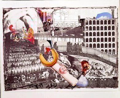 « L'Amour, La Mort et Le Boeuf » Etude pour un opéra dans la Grande Halle à Villette, Paris, 1987 - photo: Clemens Boon