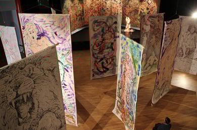 Armando au fil du temps - Installation / Exposition à La Coupole, Saint-Loubès - mars 2012 - photo Frederik van Kleij