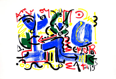 Sérigraphie - Siempre - 63 x 92 cm