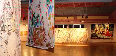 Armando au fil du temps - Installation / Exposition à La Coupole, Saint-Loubès - mars 2012 - photo Frederik van Kleij