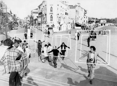 « Cubes in Venice » 35e Biennale di Venezia, 1970