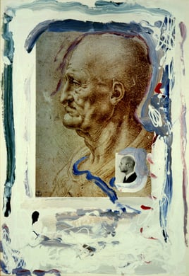 Autobiografia 6, techniques mixte, 50 x 65 cm, 1984