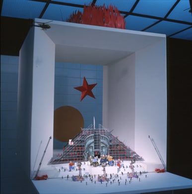 « Mémoire et Liberté » Etude Opéra Urbain, Paris, 1991 / 1992 - photo: Alberto Martinez