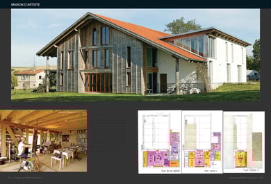 « Atelier-Résidence Lalandusse » Architecture BOIS & dépendance, décembre 2008 - texte Mireille Mazurier - photo Serge Dubrocas