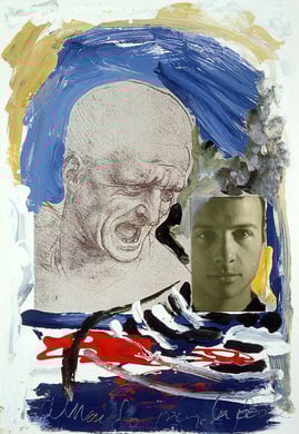 Autobiografia 2, techniques mixte, 50 x 65 cm, 1984.