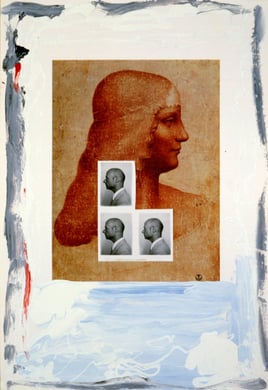 Autobiografia 7, techniques mixte, 50 x 65 cm, 1984.