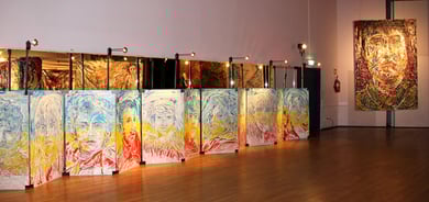 Armando au fil du temps - Installation / Exposition à La Coupole, Saint-Loubès - mars 2012 - photo Frederik van Kleij