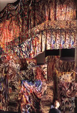 Labyrinthe, Installation, Créteil - Paris, 1985 - photo: Clemens Boon