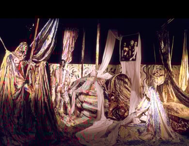 Salomé, Installation-Performance, 1983 - photo: Clemens Boon