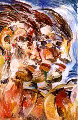 Ceres, acrylique sur toile, 110 x 140 cm, 1986.