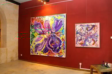 Exposition FLEURS -  Galerie Le Hil Bordeaux - 2012