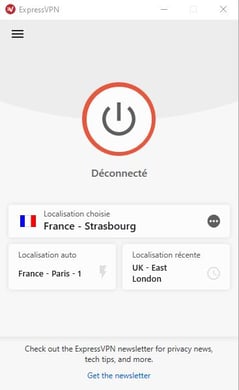 ExpressVPN Interface