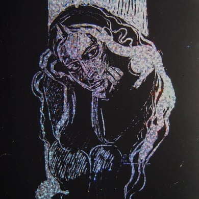 14#21 cm Kratztusche