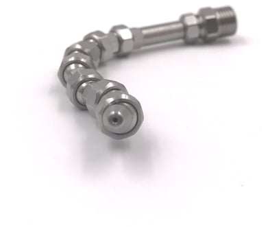 Coolant hose 1/8" 80bar metal stainless steel