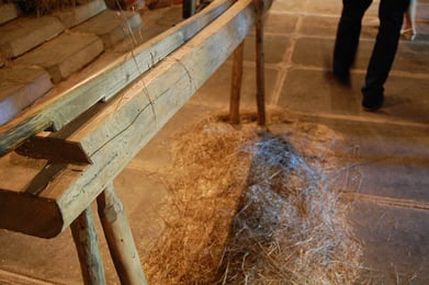 下に落ちた不要な部分