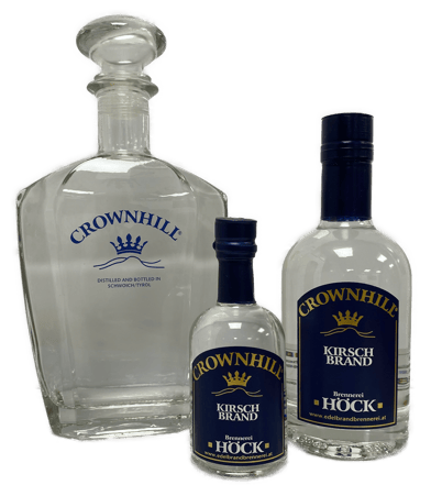 Edelbrand schnaps  Crownhill Destillerie Kirschschnaps Sauerkirsche Kirsche Kirschwasser