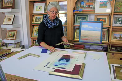 Beratung zu Rahmen und Passepartouts