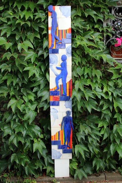 "Aufstieg und Abstieg II", 27 cm x 197 cm