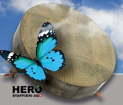 Insert de cheminée STAFFIERI: Catalyseur HERO pour réduire les émissions de particules fines.