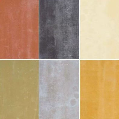 Zementgebundene Spanplatten durchgefärbt