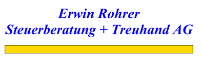 Erwin Rohrer Steuerberatung + Treuhand
