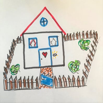 persönliche Grenzen setzen am Beispiel eines Hauses