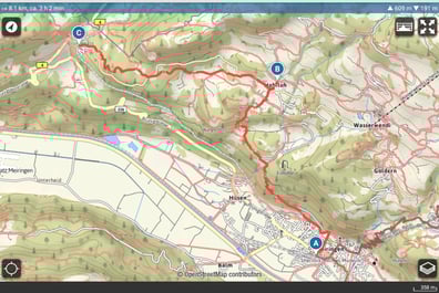 Wanderplan Meiringen Hohfluh - Brünigpass