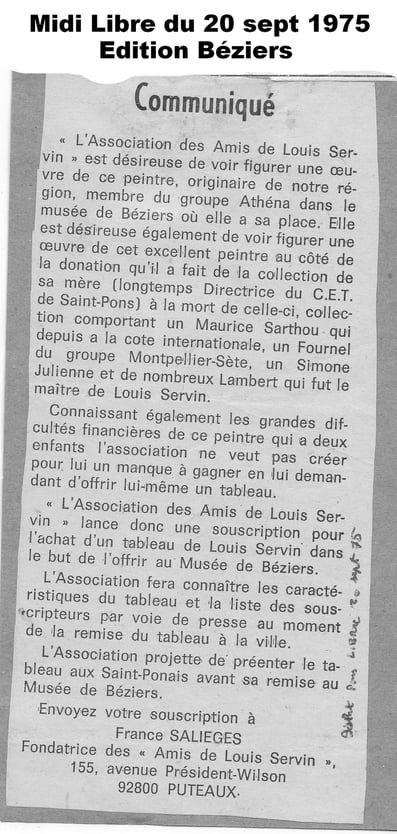 Article sousceiption