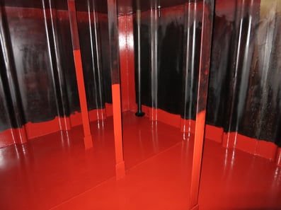 Heizöltank nach der Reinigung