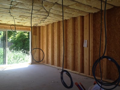 Isolation des murs et du plancher intermédiaire