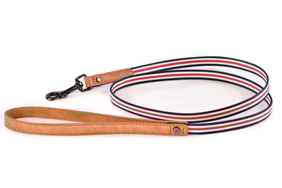 Hundeleine Milk and Pepper Heritage gestreift vintage