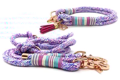 Tauhalsband Tauleine Sweet Little Pony candy lila bunt rosegold